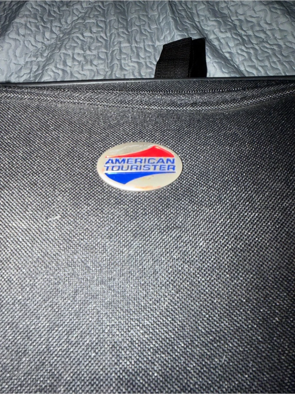 American  tourister Black  Carry-On Suitcase